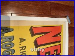 Affiche ancienne, affiche originale, vintage French posters, machine à coudre