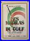 Affiche ancienne authentique Les Marilas du golf Pays BASQUE. Entoilée