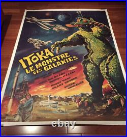 Affiche ancienne cinéma, 160x120cm? , Science-Fiction, SF, ITOKA