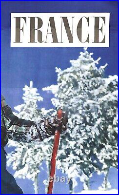 Affiche ancienne circa 1950 MACHATCHEK Philippe (photographe). Winter Sports