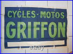 Affiche ancienne cycle Griffon
