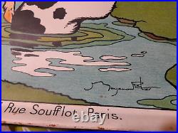 Affiche ancienne de bejamin rabier fable de la fontaine n17