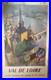 Affiche ancienne de voyage SNCF Val de Loire / Lithographie vintage