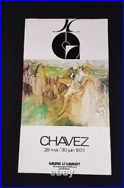 Affiche ancienne originale CHAVEZ