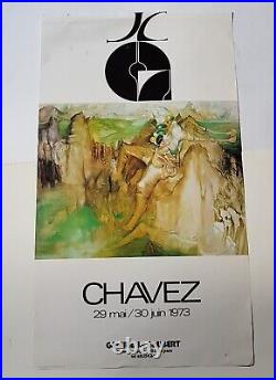 Affiche ancienne originale CHAVEZ