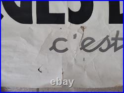 Affiche ancienne originale Camembert Georges Bisson