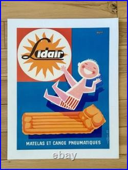 Affiche ancienne originale LIDAIR SEGUIN -60's
