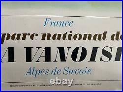 Affiche ancienne originale La Vanoise
