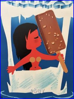 Affiche ancienne originale MIKO SAINT GENIÈS années 60