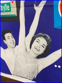 Affiche ancienne originale souriez GIBBS 120 X 80 cm