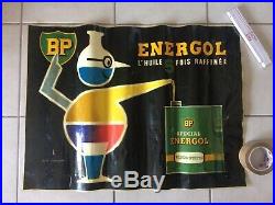 Affiche ancienne plastifiée BP ENERGOL signée GUY GEORGET