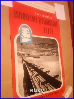 Affiche ancienne publicité Norvège 1955. 70x100cm