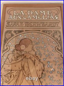 Affiche ancienne signée Mucha