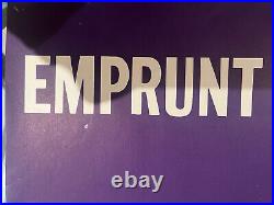 Affiche ancienne sncf 1969 Rare Train Emprunt Publicité