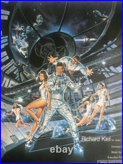 Affiche anglaise quad MOONRAKER Roger Moore JAMES BOND 007 76x102cm 1979