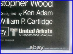 Affiche anglaise quad MOONRAKER Roger Moore JAMES BOND 007 76x102cm 1979