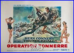 Affiche belge OPERATION TONNERRE Thunderball JAMES BOND Sean Connery 70's