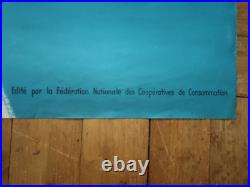 Affiche collection Magasin COOP- années 60 chaperon rouge