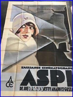 Affiche de cinéma originale Asphalte 1929