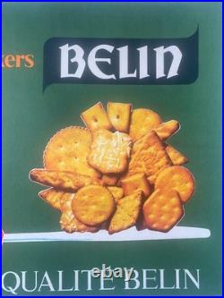 Affiche entoilée CRACKERS BELIN Qualité Cuisinier Biscuits Apéritifs 40x60cm'60