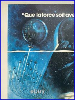 Affiche entoilée LA GUERRE DES ETOILES Star Wars HARRISON FORD George Lucas 1977