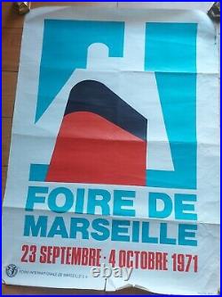 Affiche foire de Marseille 1971