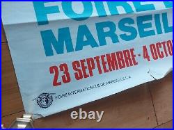 Affiche foire de Marseille 1971