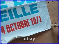 Affiche foire de Marseille 1971