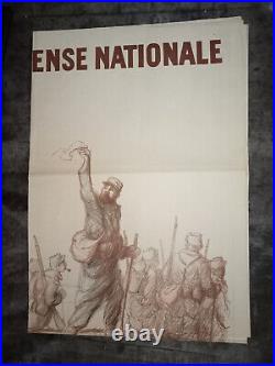 Affiche guerre 14/18 Emprunt de la défense nationale POULBOT 1915
