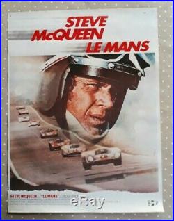 Affiche original Steve McQueen le Mans (24 heures du Mans)