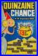 Affiche originale 1959 Quinzaine de la chance Savoie Lithotyp /RS157