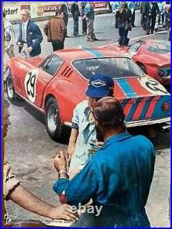Affiche originale 24 HEURES DU MANS 1967 Courses Automobiles CAR Racing 40x60cm