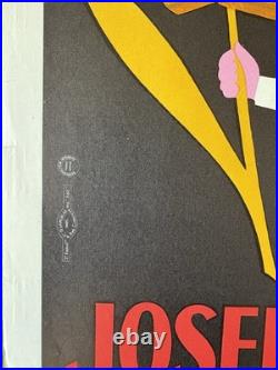 Affiche originale Biscottes JOSEPH MILLIAT SAINT GENIES années 60