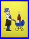Affiche originale Buvons le vin nouveau Savignac 1993