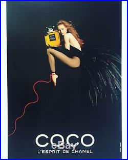 Affiche originale Coco Lesprit de Chanel, Vanessa Paradis 170 x 118 cm entoilée