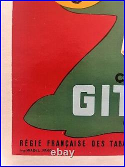 Affiche originale Gitanes Caporal Fix Masseau années 60