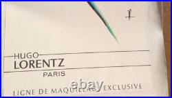 Affiche originale Hugo LORENTZ maquillage Paris /RS49