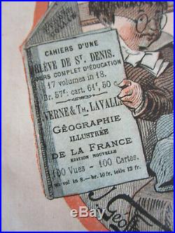 Affiche originale J. Hetzel & Cie Etrennes 1878 Enfance Jeunesse