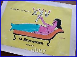 Affiche originale LA BROCANTERIE 1999 SAVIGNAC