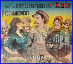 Affiche originale La bande à Fifi Ch. Levy Années 1900