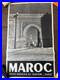 Affiche originale MAROC Tourisme Rabat 1950 Imprimerie Georges Lang Paris 60x98