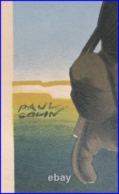 Affiche originale PAUL COLIN WW2 ILS MEURENT POUR VOUS 39x59cm poster 1649