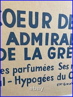 Affiche originale PLM Fontvieille de Léo Lelée 1935 Lithographie