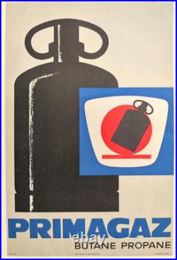 Affiche originale PRIMAGAZ Butane Propane /RS123