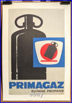 Affiche originale PRIMAGAZ Butane Propane /RS123