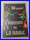 Affiche originale Pardon de La Baule 18 Août Émile Guillaume années