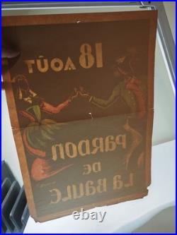 Affiche originale Pardon de La Baule 18 Août Émile Guillaume années