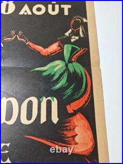 Affiche originale Pardon de La Baule 18 Août Émile Guillaume années
