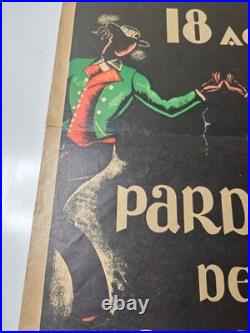 Affiche originale Pardon de La Baule 18 Août Émile Guillaume années