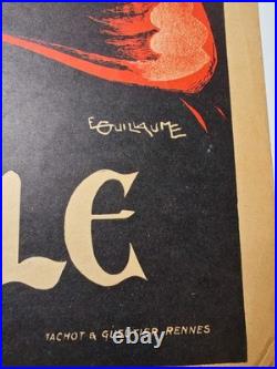 Affiche originale Pardon de La Baule 18 Août Émile Guillaume années